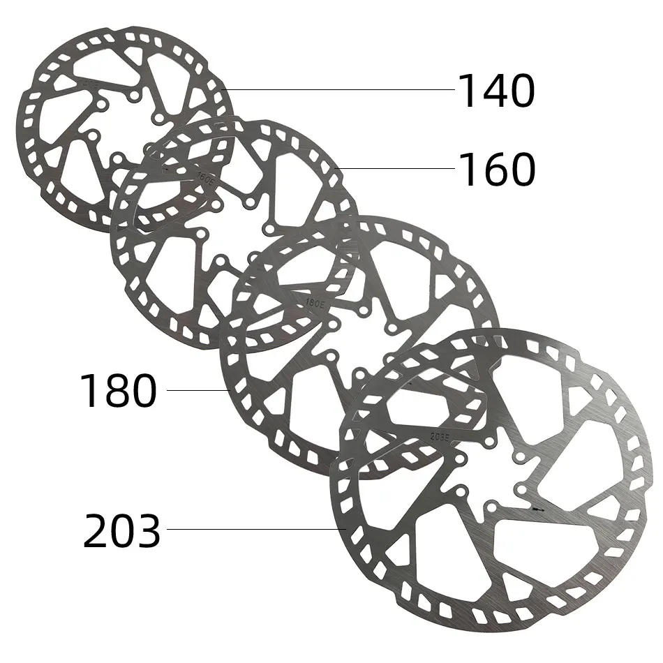 Description Picture 3 of itemNFOX 160 Six Dings Mountain Road Electric Scooter Bicycle 203 Brake Disc 140 Bike Rotor Pads 180 Thick Plate 2.3mm Accessories