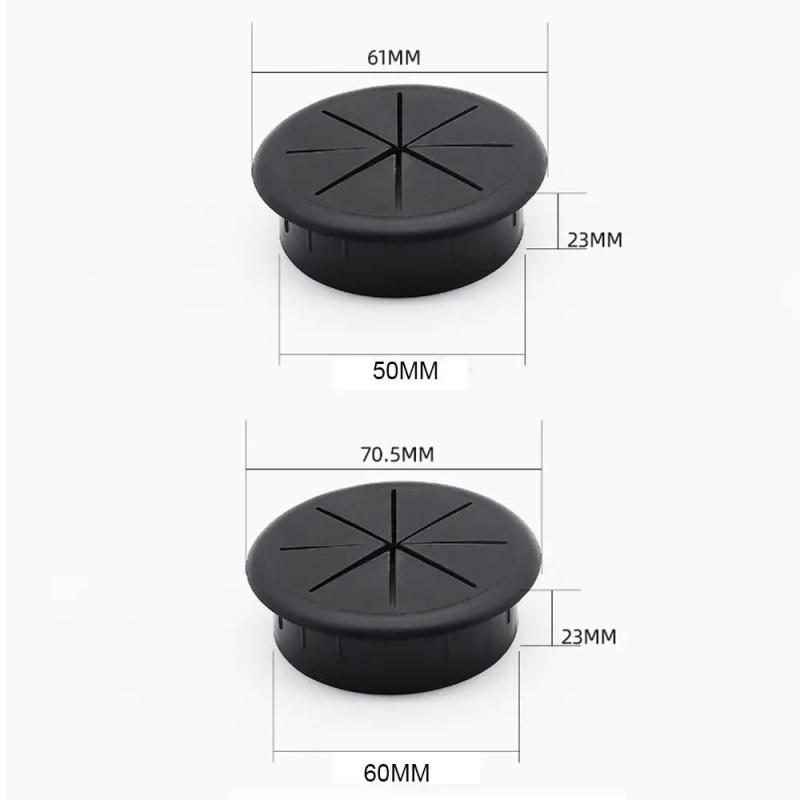 Description Picture 2 of item1Pcs Desktop Cord Grommet Wire Organizer Cable Hole Cover for Office Furniture Cable Passing Eight Petal Threading Box Cover