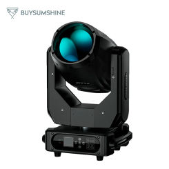 Buysumshine 280W LED Beam Moving Head Light 2 Prism Effect Light 14colors 17Gobos DMX512 Stage Light KTV Party Bar Disco Light