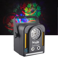Mini 30W LED Moving Head Light Beam Pattern Strobe Stage Lights Professional DJ Disco Bar Wedding Club Party Effect Lighting