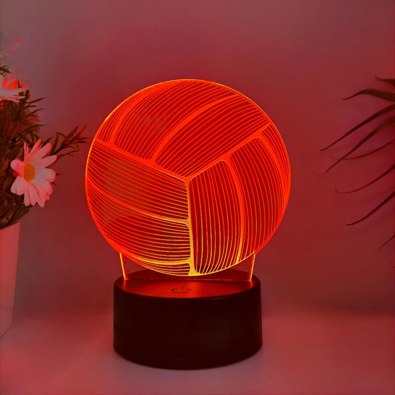 Description Picture 5 of item1pcs volleyball 3D nightlight, holiday decoration table light, USB bedroom companion sleeping light, gift nightlight for friends