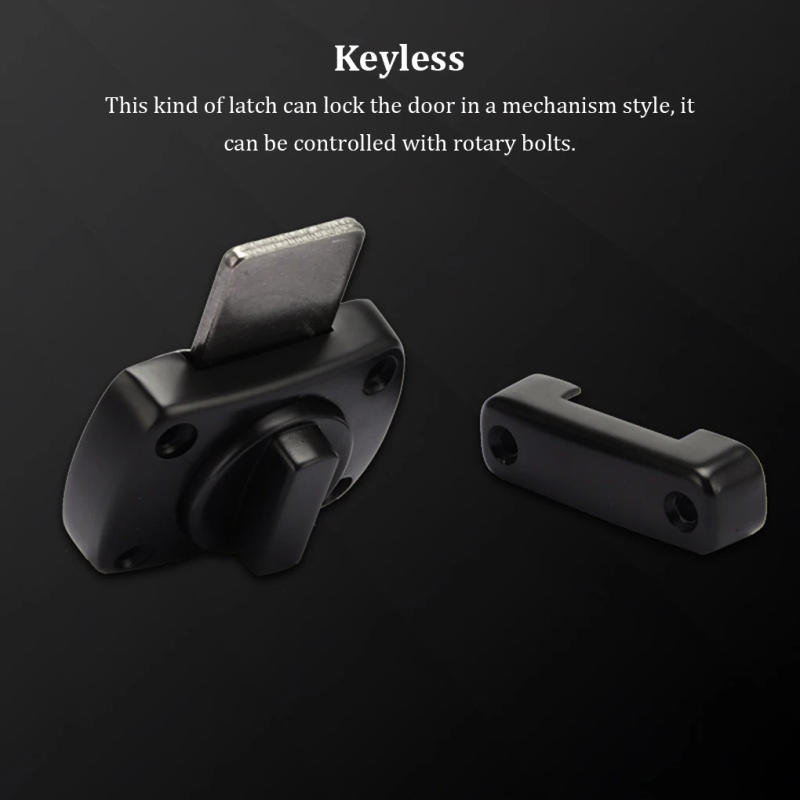 Description Picture 6 of itemDoor Latch Lock Hotel Locking Hasp Drawer Cabinet Cupboard Furniture