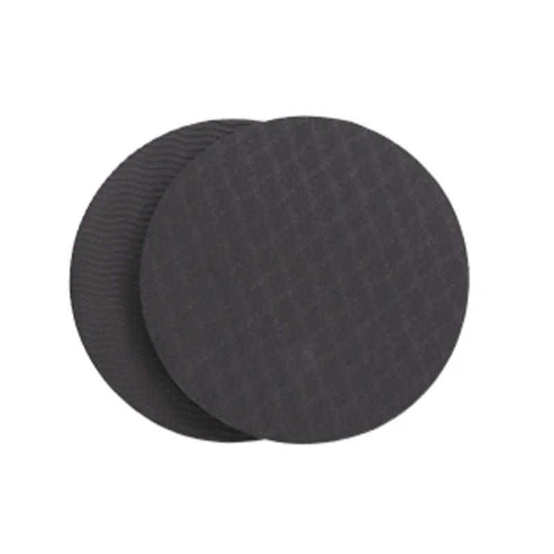Description Picture 6 of item1Pair 170*15mm Protective Cushion Pad Portable Small Round Knee Pad Yoga Mats Fitness Non Slip Mat Elbows Hands Support Pad Disc
