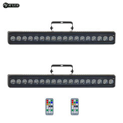 2024New ! 18x3w Light curtain lights RGB Full color LED DMX stage light bar dj disco Effect light strobe lights