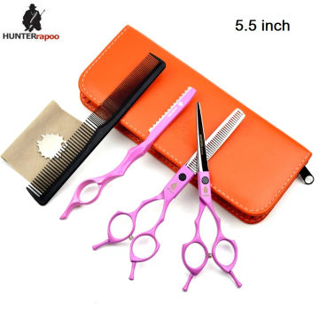 30% off Pink 6 inch HT9170 Stainless Steel Barber Scissors Hair Cutting Scissor Thinning Shears Kit For Haircut Trimmer