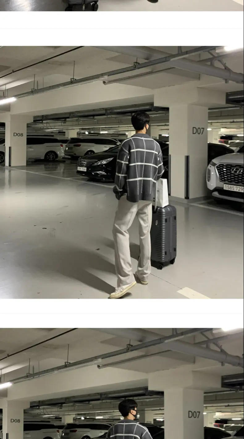 Description Picture 5 of itemSpring Autumn British Plaid Striped Cardigan Sweaters Men's V-neck Loose Casual High Street Sweater Jackets Male Clothes