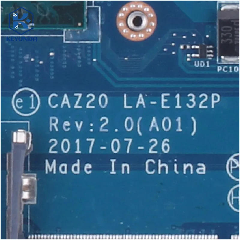 Description Picture 5 of itemLA-E132P For DELL Latitude 7480 E7480 Notebook Mainboard I5 CAZ20 LA-E132P 0MJG06 0R0YRF 0MWGPY Laptop Motherboard Full Tested