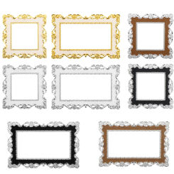 2 Size Colorful Light Switch Rose Lace Resin Single and Double Surround Socket Plate Wall Sticker Cover Frame Decor