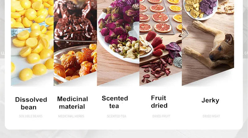 Description Picture 4 of itemFood Dehydrator Fruit Vegetabl Drying Machine Snacks Herbs Gain Meat Food Dryer 16-Layer Stainless Steel Dry Fruit Machine