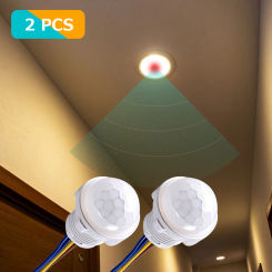 2PCS Smart Human Body Sensor 110V 220V PIR Infrared Motion Sensor Switch Auto On Off Light  PIR Sensor Detector Smart Switch
