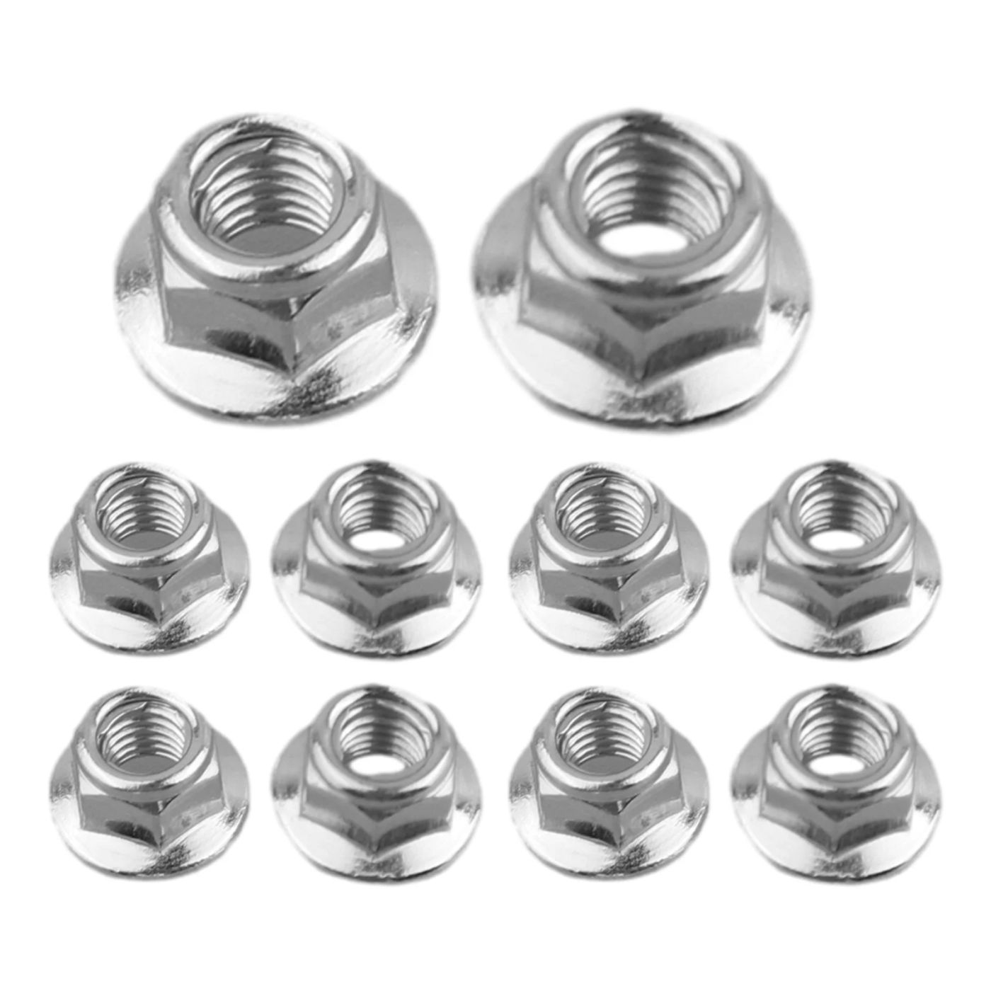 Description Picture 3 of item10 Pcs Lawn-Mower Fixing Nuts Protective Gasket M5 Screw Thread For Electric Cordless Grass Trimmer Garden-Tools Accessories