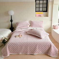 Faux fur Bedspread on the bed cover cotton Mattress topper Bedspreads & coverlets plush blanket bed sheets set Couple bed quilt