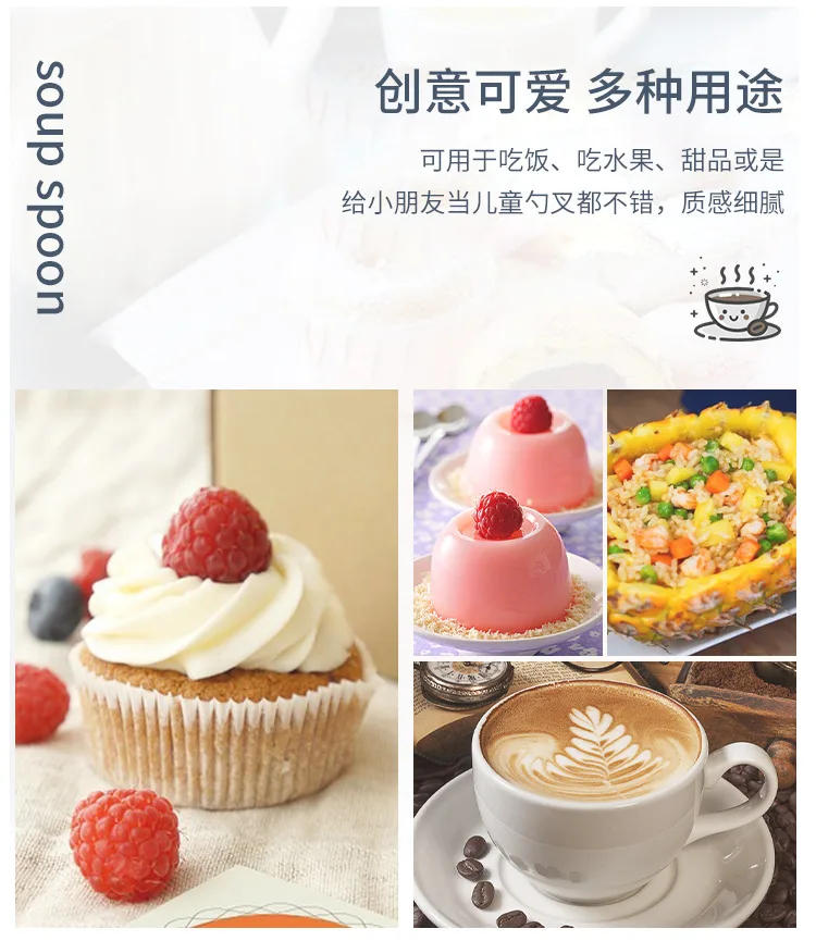 Description Picture 6 of itemEconomic Cartoon Spoon Fork Set Children Kid Cutlery Travel Camping Tableware Ice Cream Dessert Scoop Stainless Steel Dinnerware