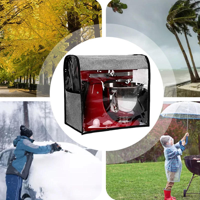 Description Picture 5 of itemDust Cover for KitchenAid Mixer Machine Proof Food Kitchen Aid Household Blender Dining Counter Appliance Baking Accessories