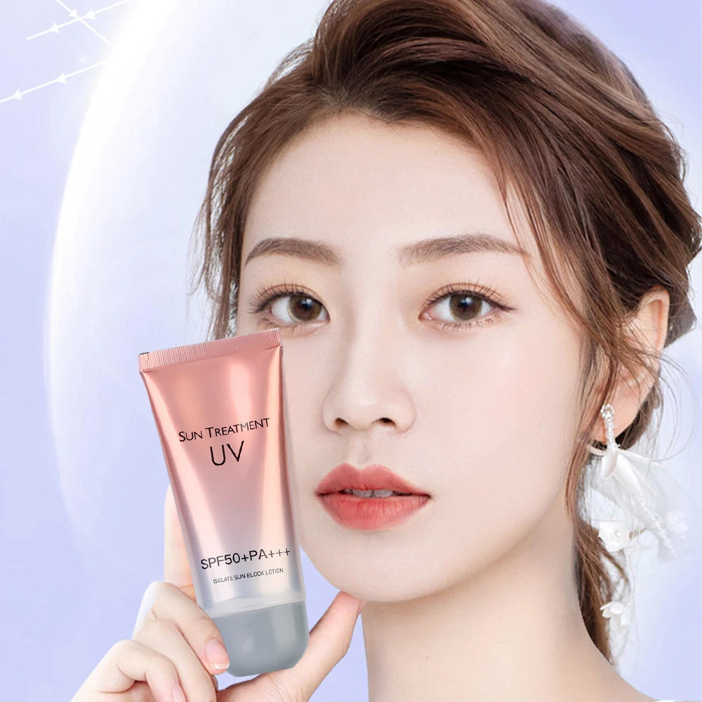 Description Picture 3 of itemLasting Sunscreen Cream Protector Facial Sun Block Spf50 Gel Isolation Lotion Cream Bleaching Creams Face Moisturizer Whitening