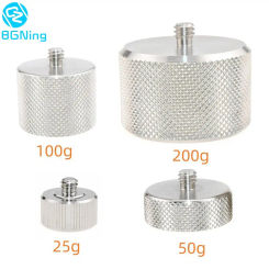 25g/50g/100g/200g Counterweight for DJI Ronin S for Zhiyun Gimbal Stabilizer Balance Clump Weight 1/4 Threaded Stainless Steels