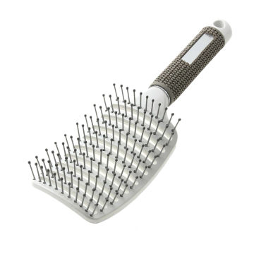 Pro Wet Hair Massage Comb Non-slip Handle Scalp Massage Hair Brush Anti-static Anti-tangling Comfortable Barber Accessories