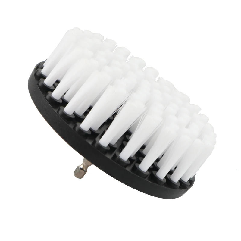 Description Picture 6 of item2/3.5/4/5'' Brush Attachment Power Scrubber Drill Brush Nylon Stain Polisher Bathroom Kit with Extender Universal Cleaning Tools