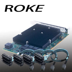 LSI SAS 9300-16I 12GB/S HBA BUS ADAPTER CARD IT Mode+4*SFF-8643-8482 SAS Cable