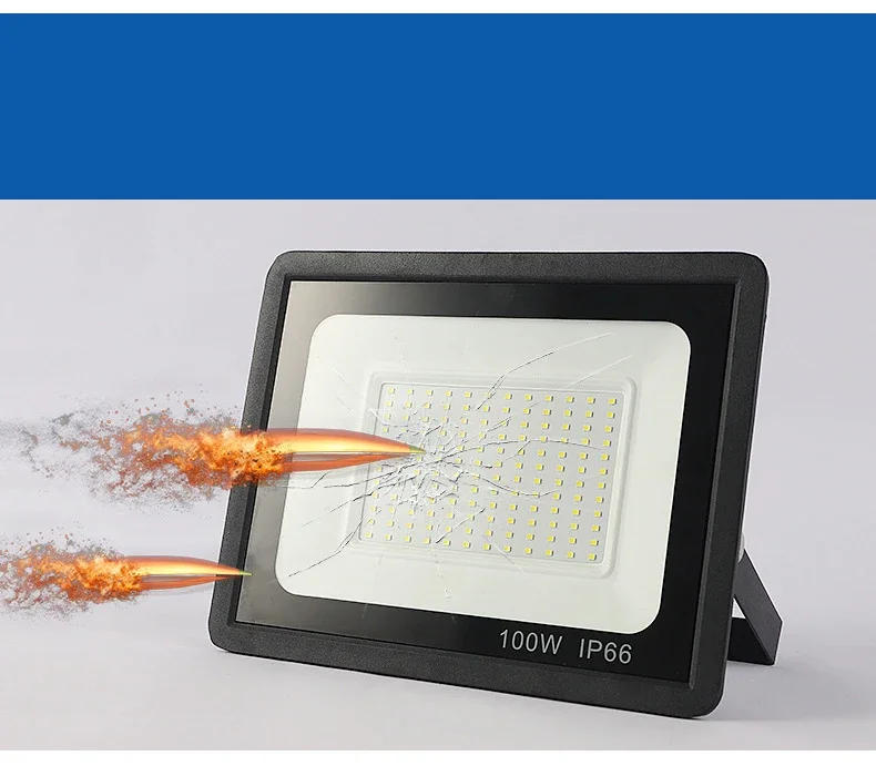 Description Picture 5 of itemHot 20W 30W 50W 100W LED Flood Light AC220V Outdoor IP66 Waterproof Reflector Spotlight Street Light Wall Lamp Garden Lighting