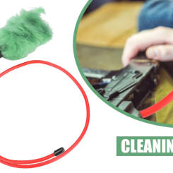 Hunting Rifle Cleaning Cord Wool Paintball Barrel Pull Through Squeegee Rope Cleaning Rope Outdoor Tool Barrel Paintball Rope