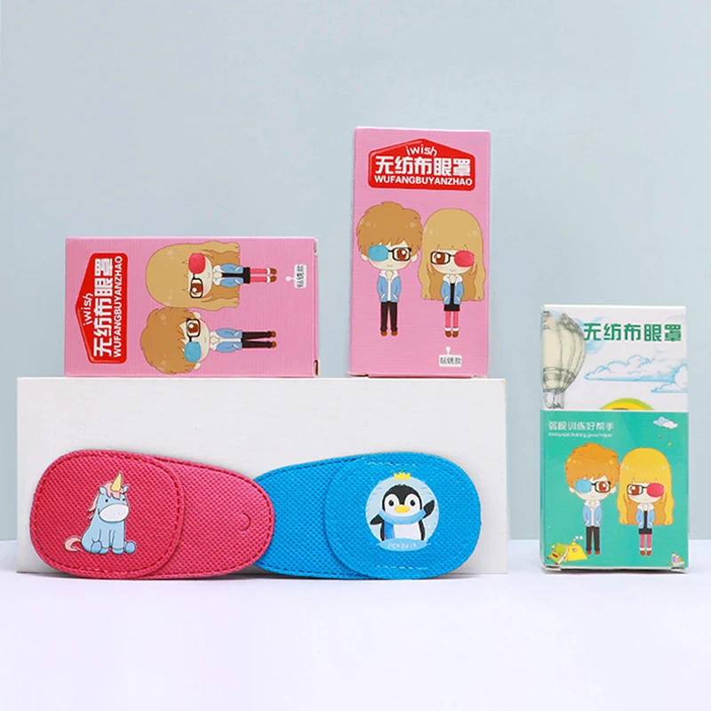 Description Picture 5 of item6pcs Children Health Care Kids Child Occlusion Medical Lazy Eye Patch Eyeshade For Kids Strabismus Treatment Vision Care Kit