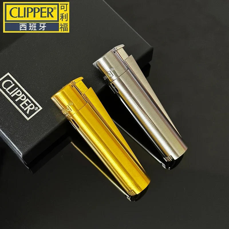 Description Picture 6 of itemOriginal Clipper Metal Windproof Jet Butane Lighter Turbo Portable Gas Lighter Smoking Accessories From Spain Men Gift with Box