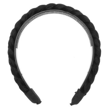 Thick Headbands Lint Suede Wide Band Braid Headwear Hairbands Hair Accessories For Woman