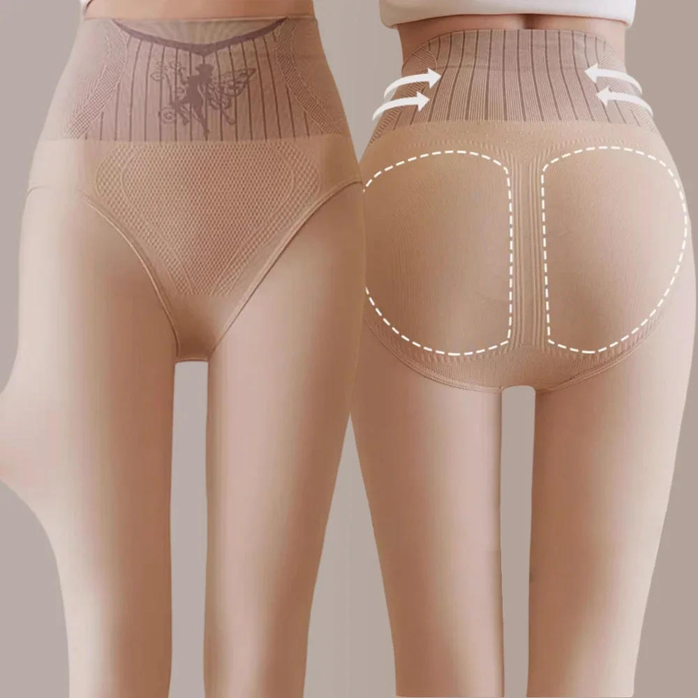 Description Picture 2 of itemThicken Warm Tights For Women Winter Thermal Stockings Leggings Sexy Translucent Fleece Velvet Tights Pantyhose Female Pants