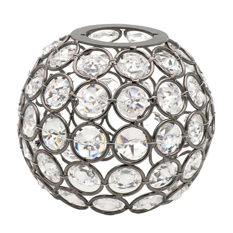 Description Picture 5 of itemCrystal lampshade Crystal lampshade Party Bedroom Antique lamp Floor hanging