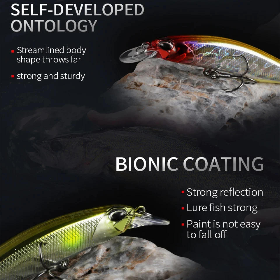 Description Picture 5 of itemTSUYOKI Pastor 85SP Jerkbait Minnow Fishing Lure Suspending Wobblers Peche Blackfish Isca Artificial Leurre Duo Realis Jerkbait