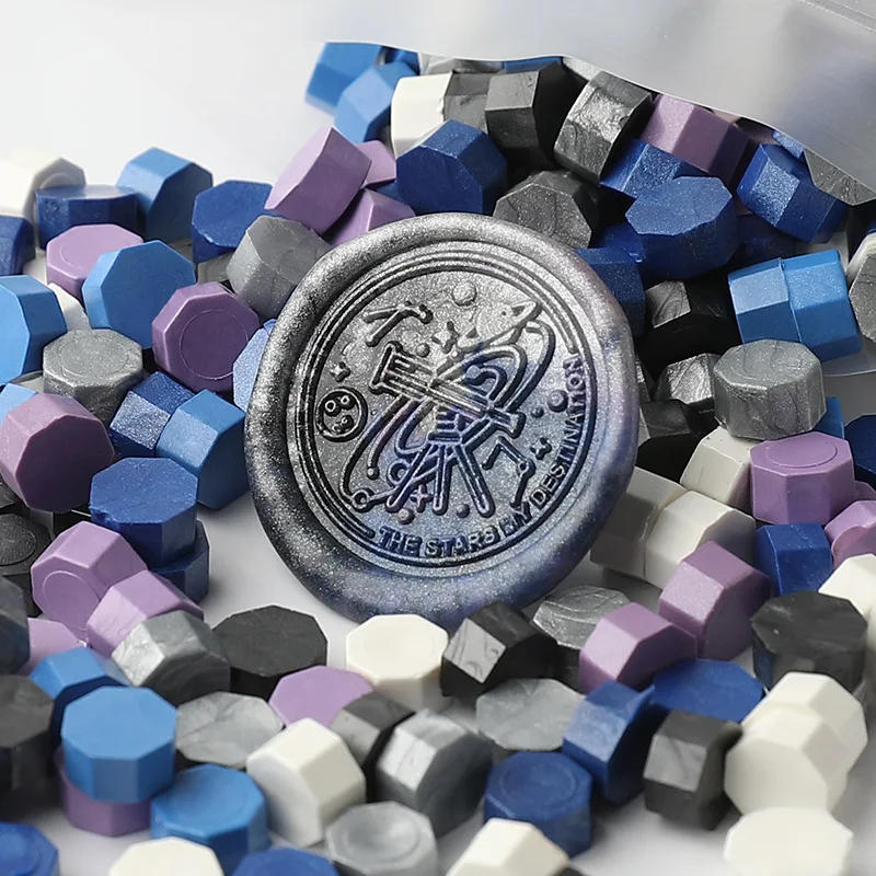 Description Picture 4 of item100PCS Wax Sealing Beads Black Wax For Wedding Birthday Retro Craft DIY Ancient Stamp Card Making Tools seals Lacre