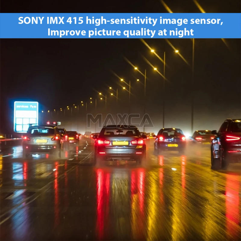 Description Picture 6 of itemMAXCA G50 In Car Ultra HD 4K Dash Cam Night Vision WDR DVR Front & Rear Driving Video Recorder With Parking Monitoring