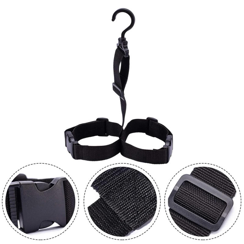 Description Picture 6 of itemFishing Wader Boots Hanger Rain Shoes Hanger Strap Belt Drying Rack Storage Winter Fishing Accessories Adjustable Strap