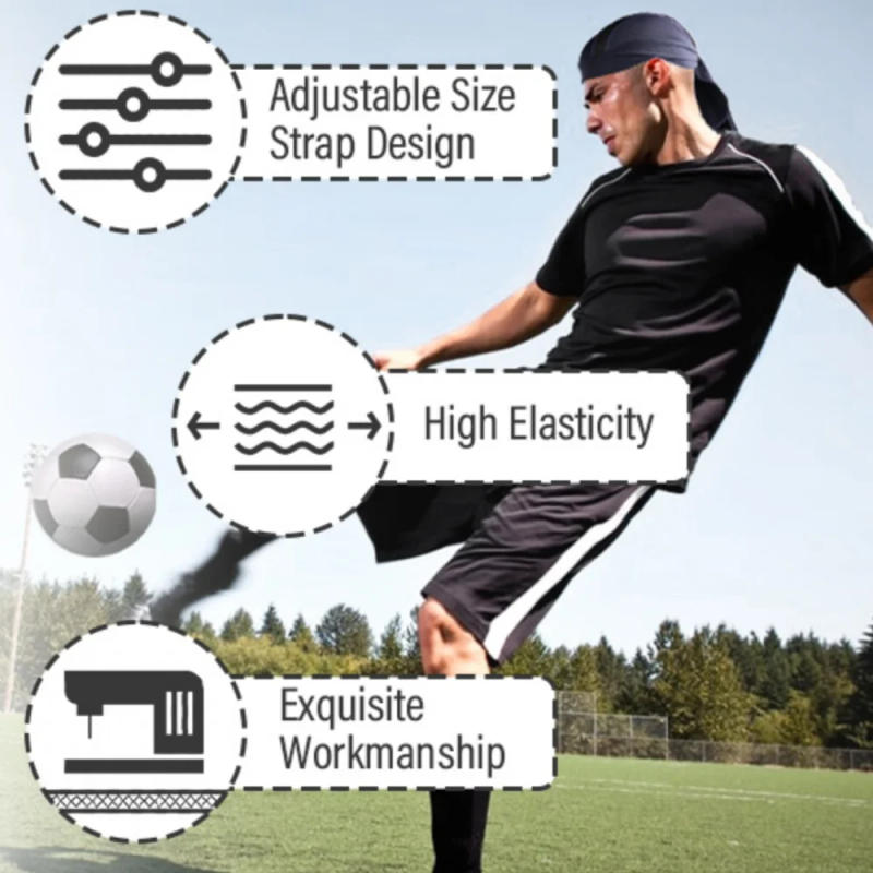 Description Picture 6 of itemOutdoor Sports Pirate Hat Breathable Quick-Drying Headband Sweat-Absorbent Helmet Lining Unisex Beanies Cycling Running Fishing