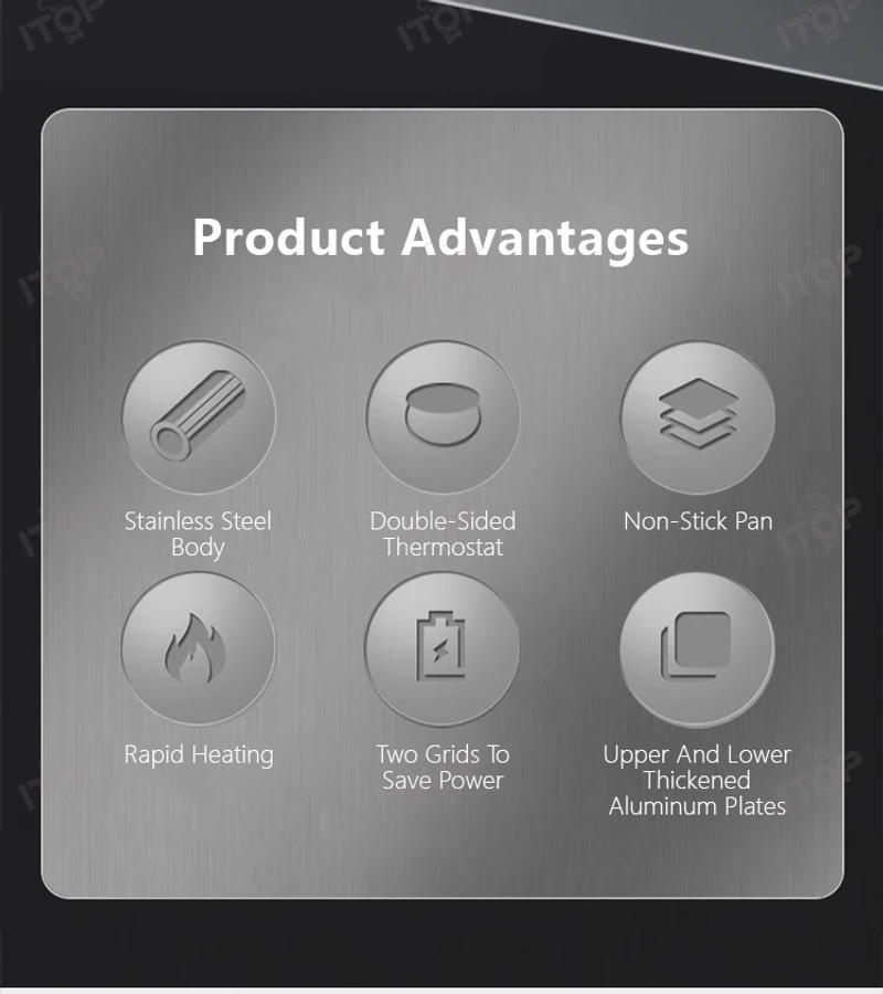 Description Picture 3 of itemShawarma Gyro Toaster Tortilla Wrap Sandwich Buritto Press Maker Machine Heater Warmer Roll Durum Doner Kebab Grill Griddle