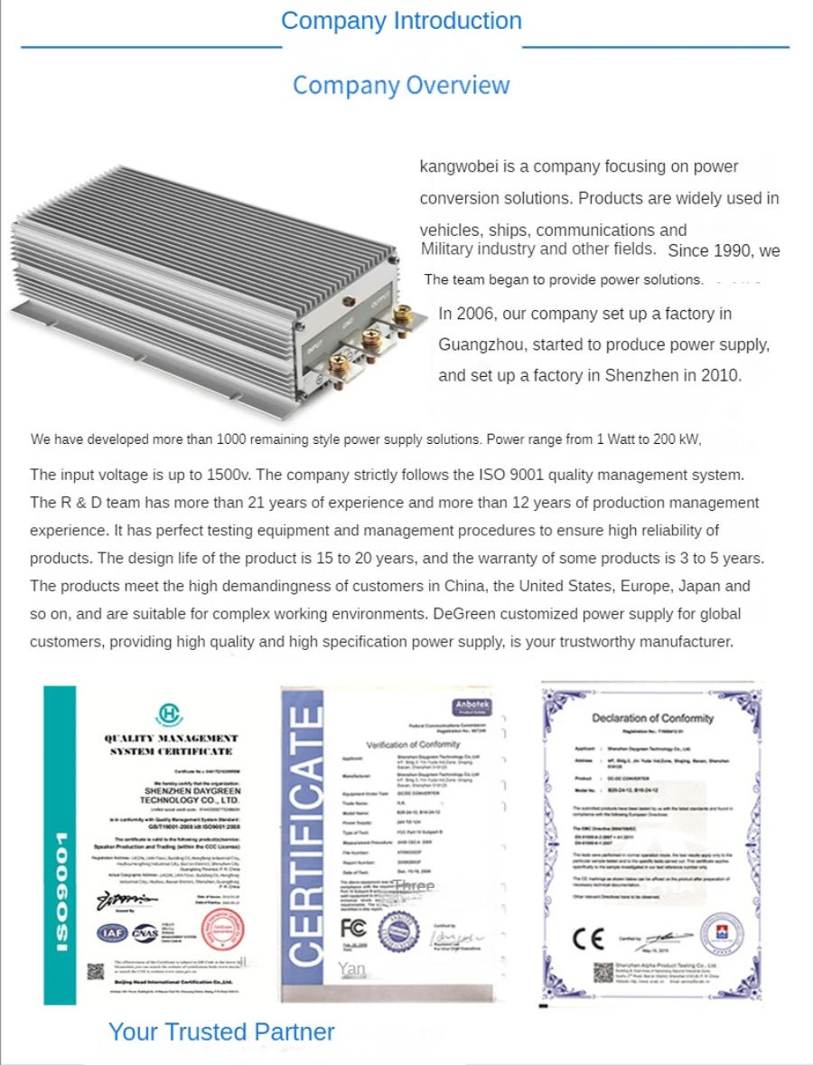 Description Picture 2 of item8V-40V to 12V 25A-2A Step down/Up DC-DC Converter Car 12 volt stabilizer Buck Boost Module Voltage Regulator Power Converter