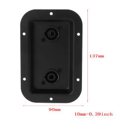 1/4" Plate Junction Socket Clip Speaker Cabinets for SpeakOn PA Speak