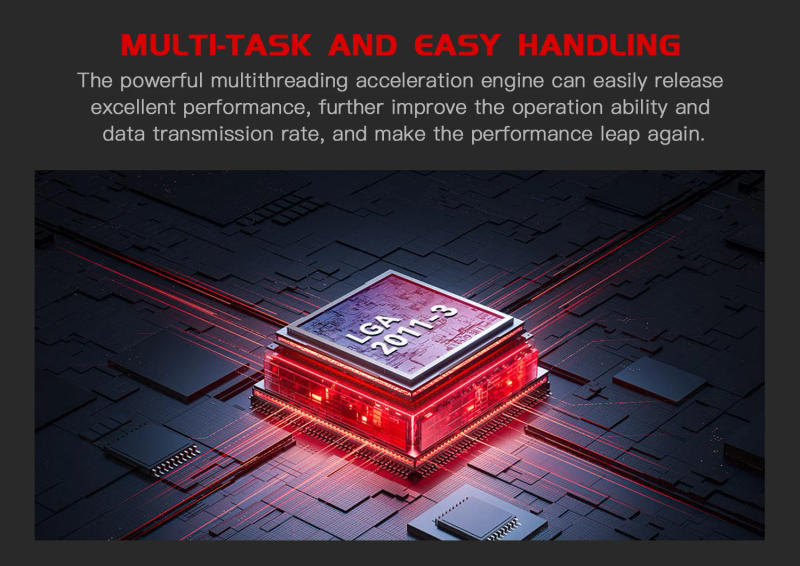 Description Picture 6 of itemMACHINIST X99 Motherboard Kit  X99 MR9A PRO MAX Set with Xeon E5 2680 V4 CPU LGA 2011-3 DDR4 16 GB RAM Combo Four Channel