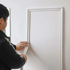 Waist Line Skirting Line Self Adhesive Wall Border Strip Waterproof Wall Trim Line Wallpaper Skirting Border 3D Wall Sticker