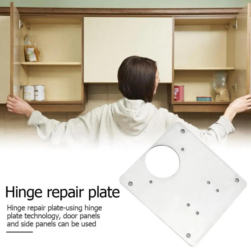 Description Picture 5 of itemHinge Repair Plate Cabinet Cupboard Furniture Drawer Window Repair Hardware