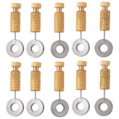 10Pcs DIY Tools Handmade Leather Goods Tools Suture Fixing Needle Leather Goods Fixed Needle Sparse Stitch