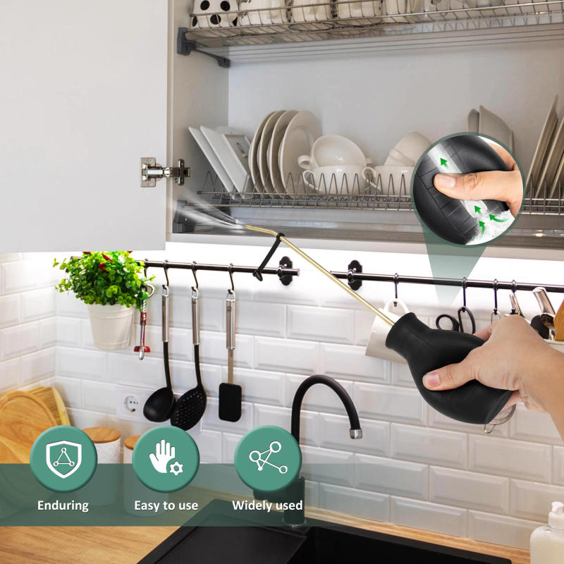 Description Picture 3 of itemDiatomaceous Earth Duster Rubber Garden Powder Applicator Removable Bulb Duster Sprayer Practical Powder Duster for Professional