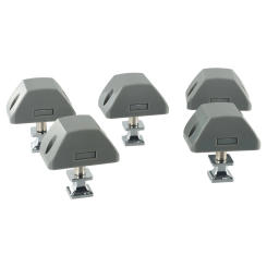 5pcs Button Catch Lock With Mounting Accessories For All Kinds Furniture Cupboard Door Home Improvement Hardware Tool Parts