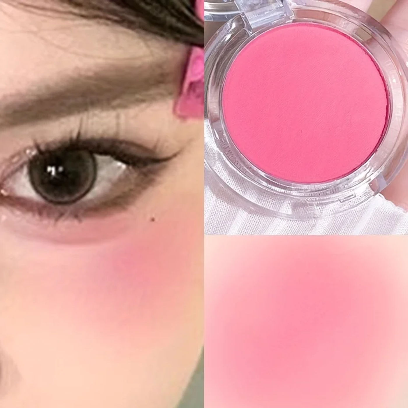Description Picture 6 of itemFace Blusher Cream Matte Natural Cheek Tint Brighten Waterproof Contouring Cosmetics Blush Lipstick] Female Cheek Powder Makeup