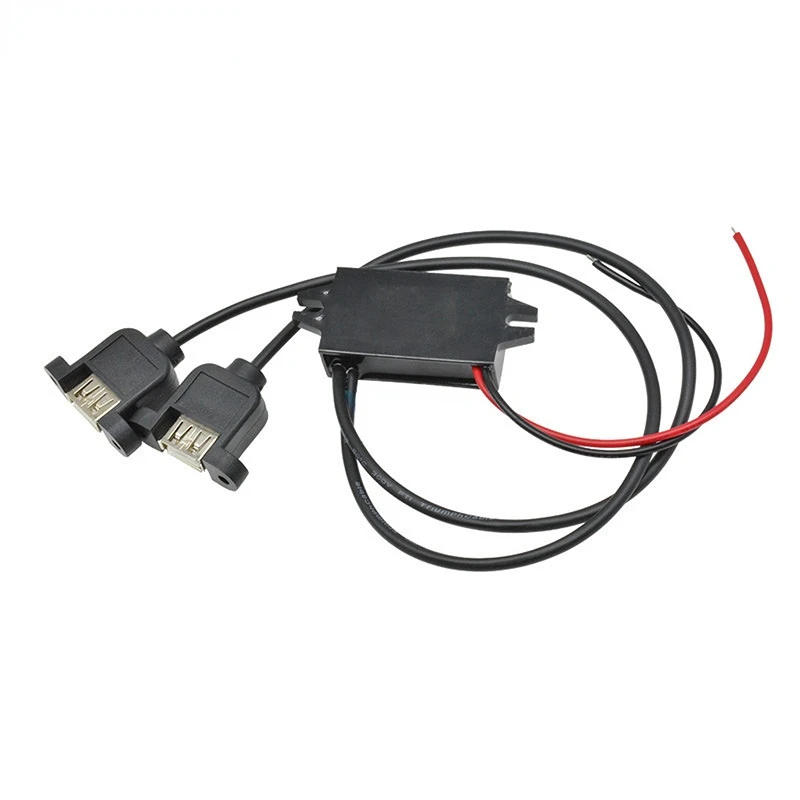 Description Picture 6 of item12V24V to 5V 3A DC DC Power Supply Module Buck Step Down Converter for Mini USB USB Adapter Micro USB Adapter Car Male Female