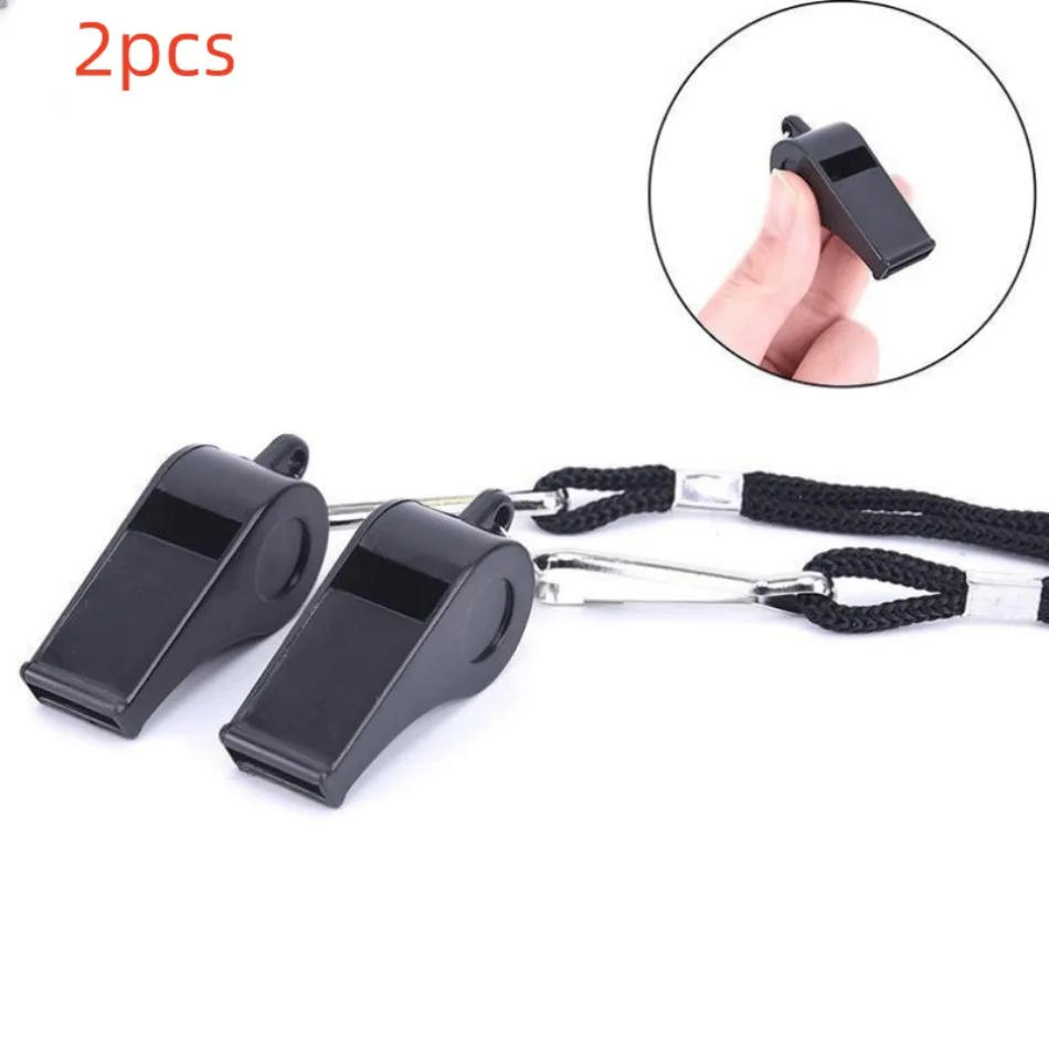 Description Picture 2 of itemHigh Quality Black Whistle Referee Game Halter Whistle Outdoor Travel Hiking Whistle Suitable For Basketball Volleyball Games