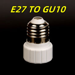 1PC Fireproof Material Lamp Holder Converters E27 To GU10 Ceramics Lamp Holder Adapter Socket Adapter Light Bulb Base For Home