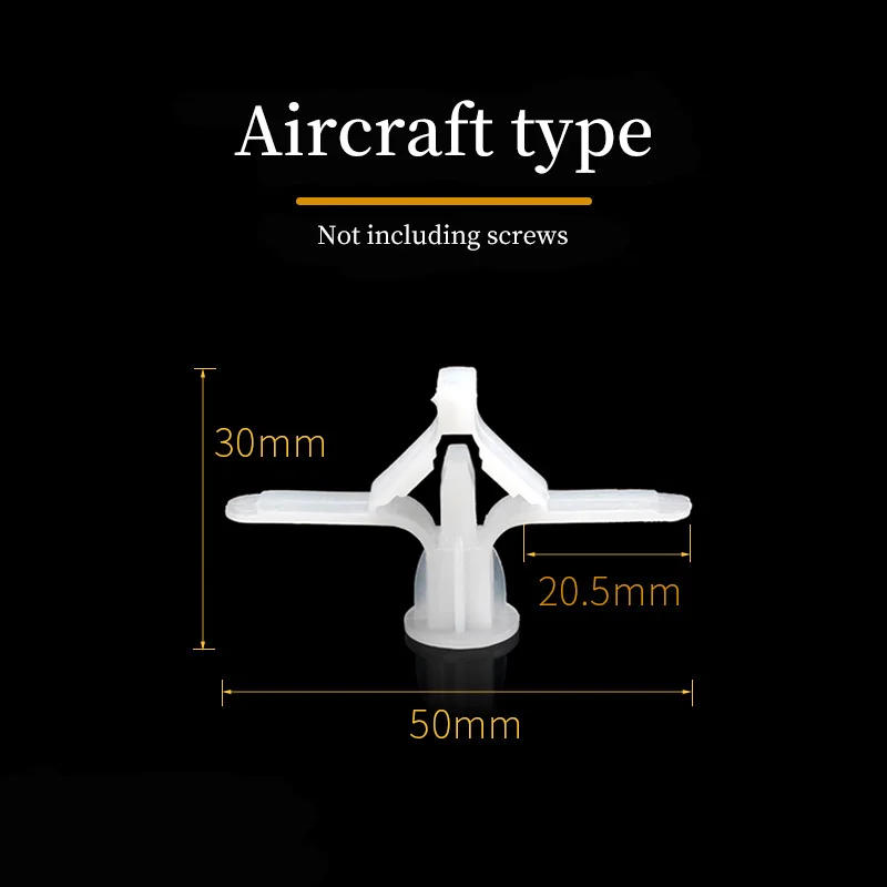Description Picture 6 of itemPlastic Expansion Drywall Anchor Pipe Tube Kit Screw Self Drilling Fiberboard Nail Wall Pierced Gypsum Board Hollow Brick