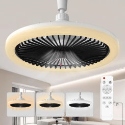 IRALAN Modern ceiling fan with light room Lamp Simple Dining Room LED Ceiling Fan Lamp Fan All-in-one Lamp With Fan For Bedro